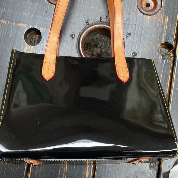 Dooney & Bourke Black Patent Leather Purse - Picture 11 of 16